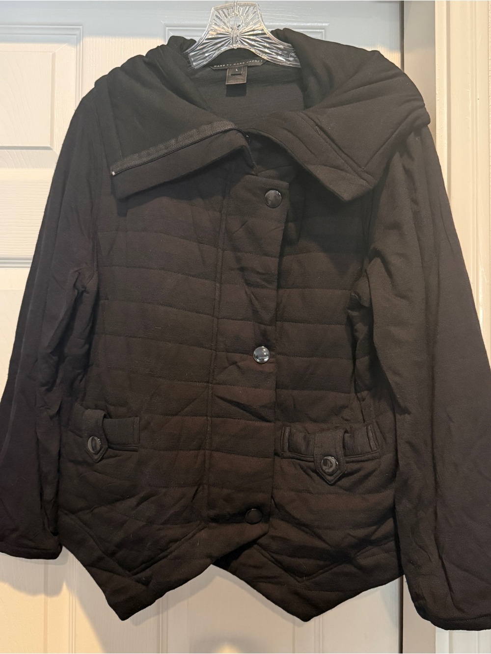 Marc by Marc Jacobs Black Quilted Puffer Jacket Large